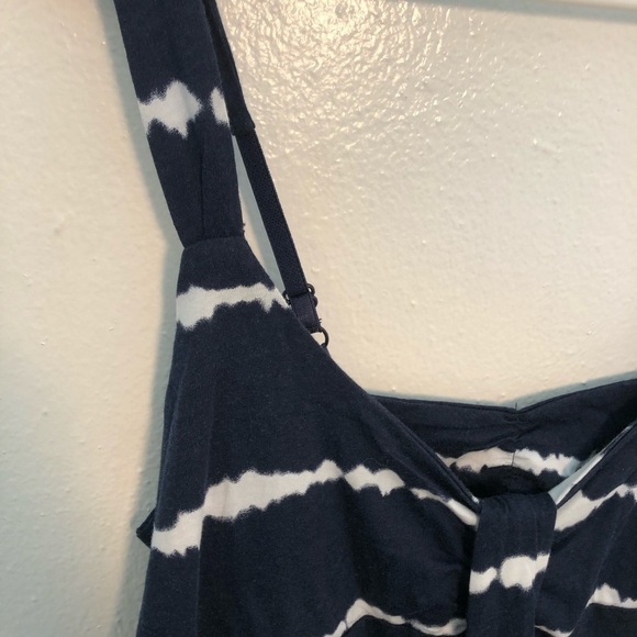 Munki Munki Pajama Dress Navy Tie Dye - Picture 5 of 11